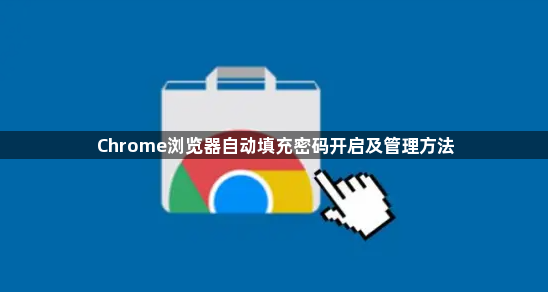 Chrome浏览器自动填充密码开启及管理方法1