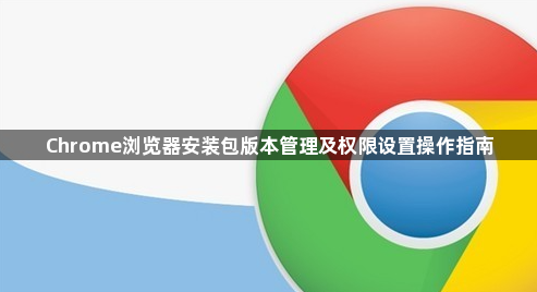 Chrome浏览器安装包版本管理及权限设置操作指南1