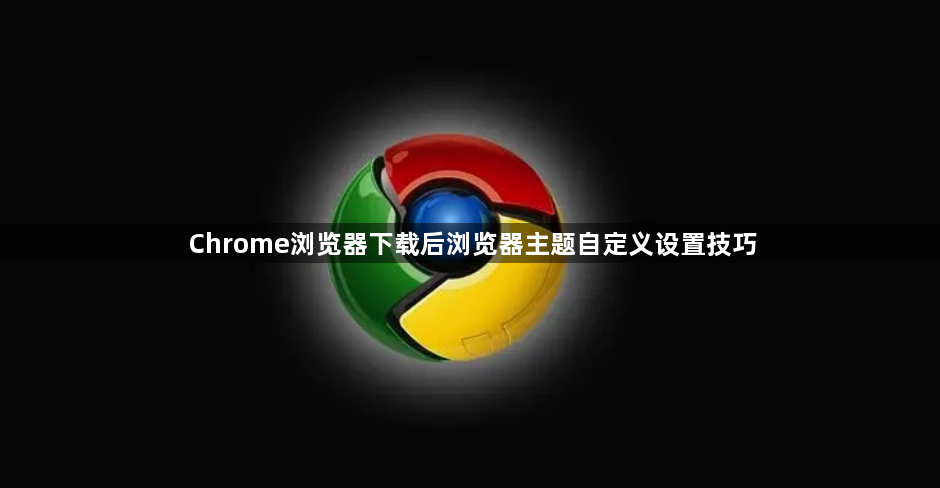 Chrome浏览器下载后浏览器主题自定义设置技巧1