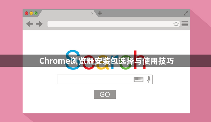Chrome浏览器安装包选择与使用技巧1