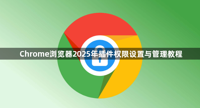 Chrome浏览器2025年插件权限设置与管理教程1