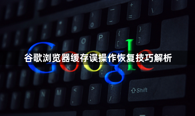 谷歌浏览器缓存误操作恢复技巧解析1