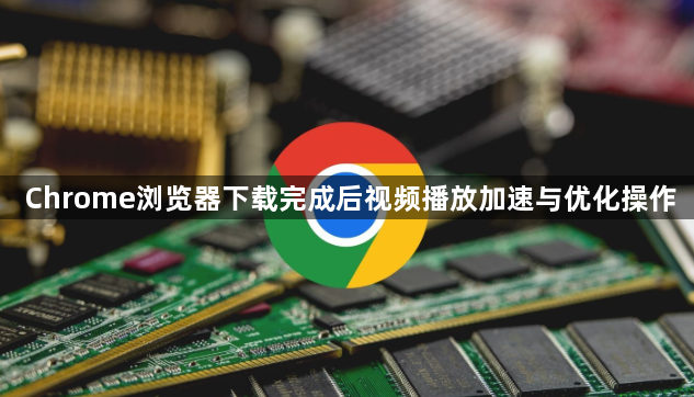 Chrome浏览器下载完成后视频播放加速与优化操作1
