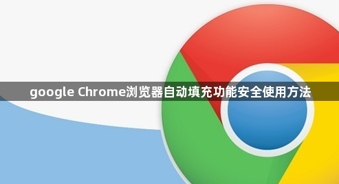 google Chrome浏览器自动填充功能安全使用方法1