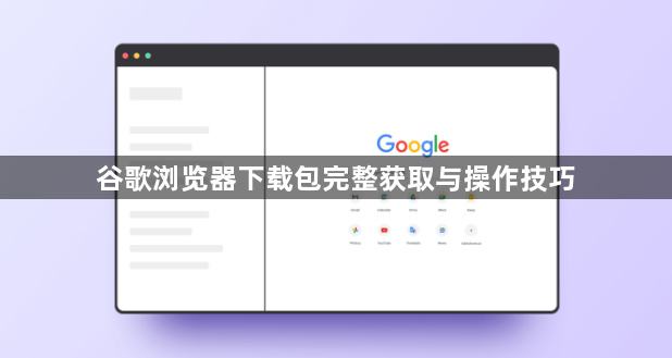 谷歌浏览器下载包完整获取与操作技巧1