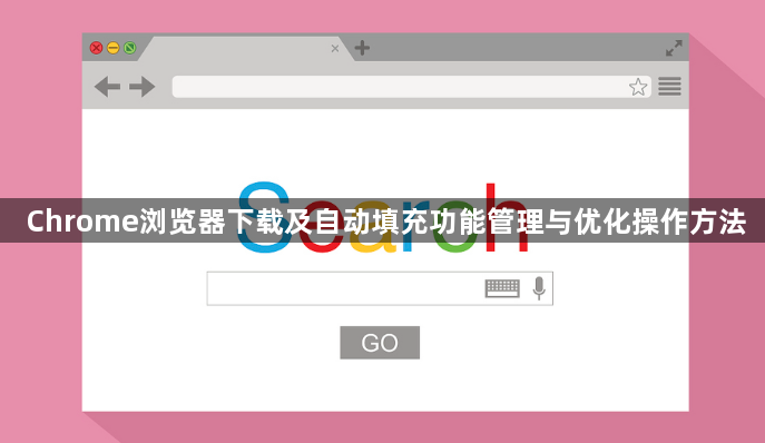Chrome浏览器下载及自动填充功能管理与优化操作方法1