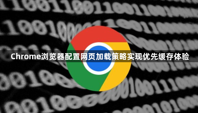 Chrome浏览器配置网页加载策略实现优先缓存体验1