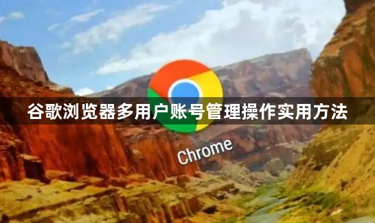 谷歌浏览器多用户账号管理操作实用方法1