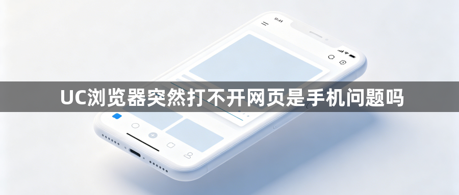 UC浏览器突然打不开网页是手机问题吗1
