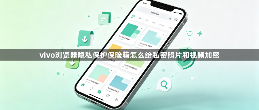vivo浏览器隐私保护保险箱怎么给私密照片和视频加密1