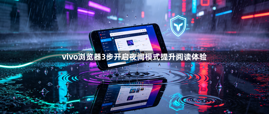 vivo浏览器3步开启夜间模式提升阅读体验1