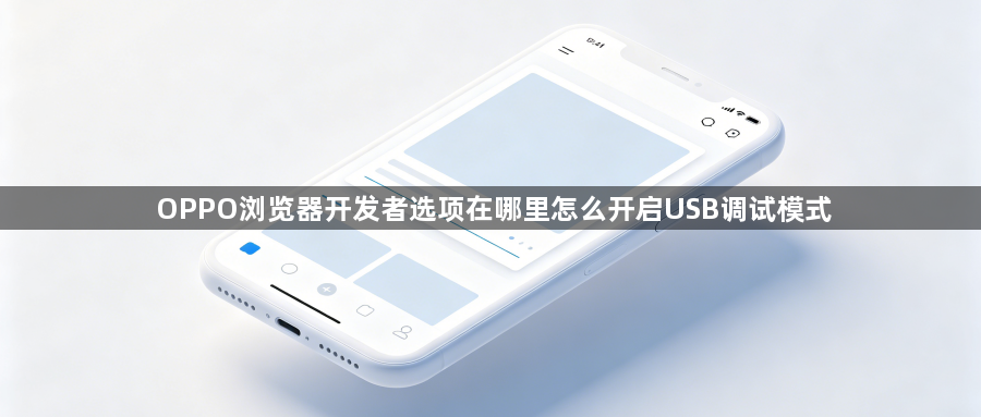 OPPO浏览器开发者选项在哪里怎么开启USB调试模式1