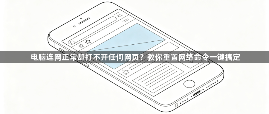电脑连网正常却打不开任何网页？教你重置网络命令一键搞定1