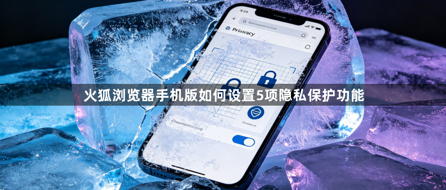 火狐浏览器手机版如何设置5项隐私保护功能1