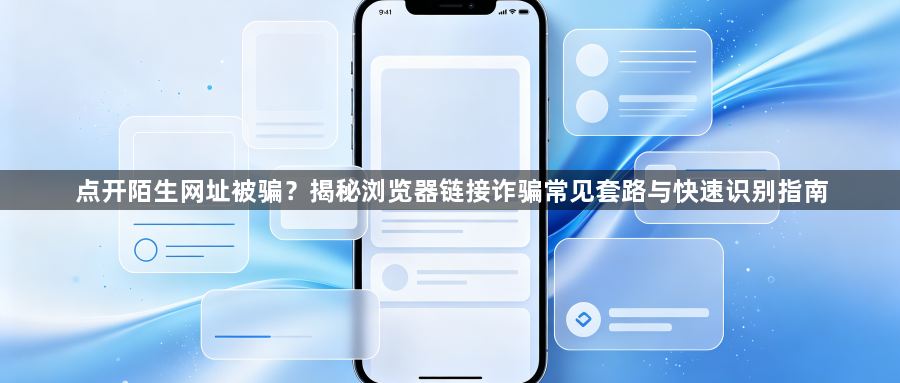 点开陌生网址被骗？揭秘浏览器链接诈骗常见套路与快速识别指南1