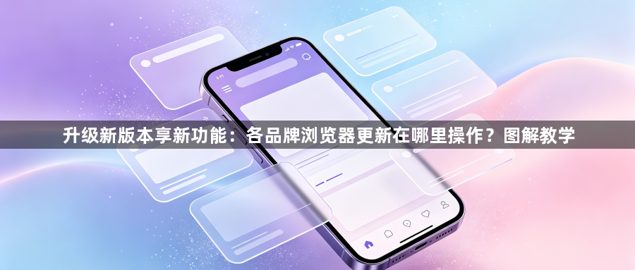 升级新版本享新功能:各品牌浏览器更新在哪里操作?图解教学1