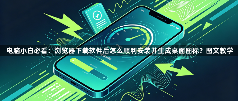 电脑小白必看:浏览器下载软件后怎么顺利安装并生成桌面图标?图文教学1