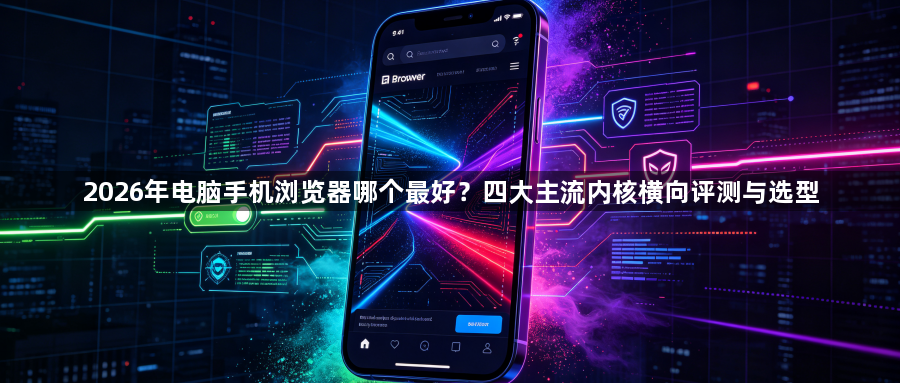 2026年电脑手机浏览器哪个最好？四大主流内核横向评测与选型1