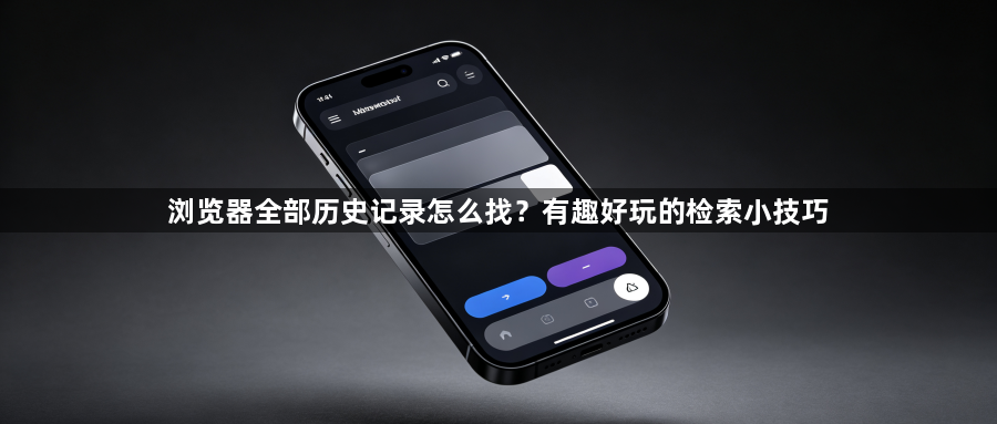 浏览器全部历史记录怎么找？有趣好玩的检索小技巧1