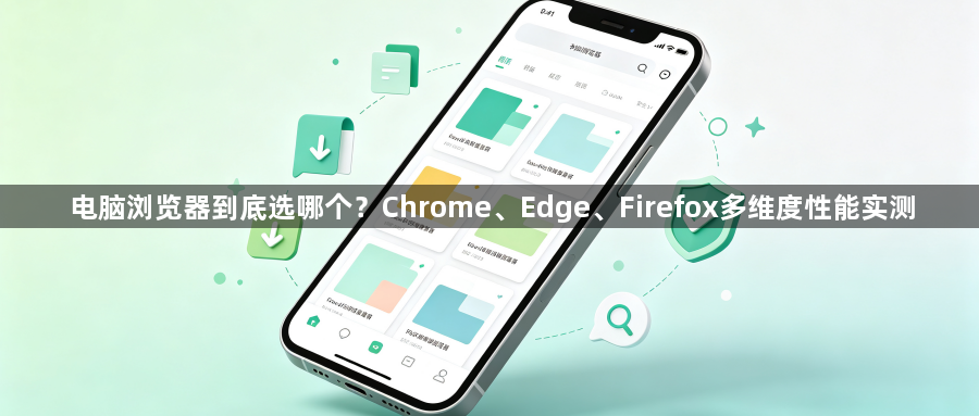 电脑浏览器到底选哪个?Chrome、Edge、Firefox多维度性能实测1