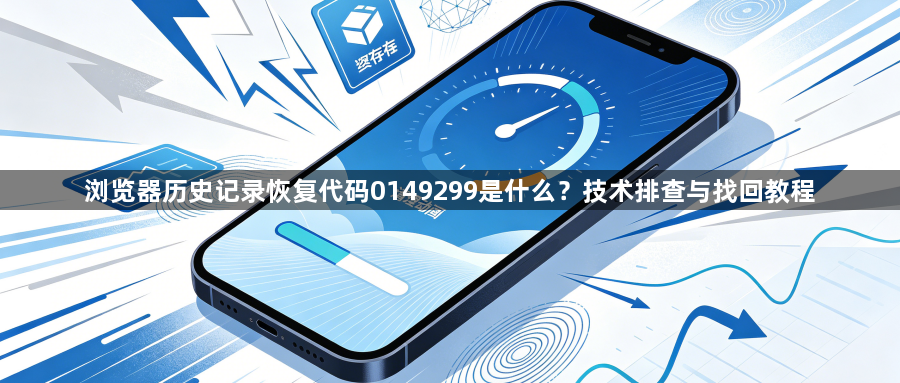 浏览器历史记录恢复代码0149299是什么？技术排查与找回教程1