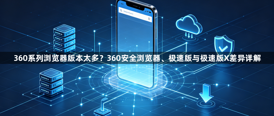 360系列浏览器版本太多？360安全浏览器、极速版与极速版X差异详解1