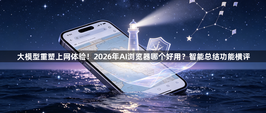 大模型重塑上网体验！2026年AI浏览器哪个好用？智能总结功能横评1
