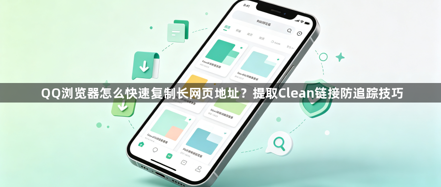 QQ浏览器怎么快速复制长网页地址？提取Clean链接防追踪技巧1