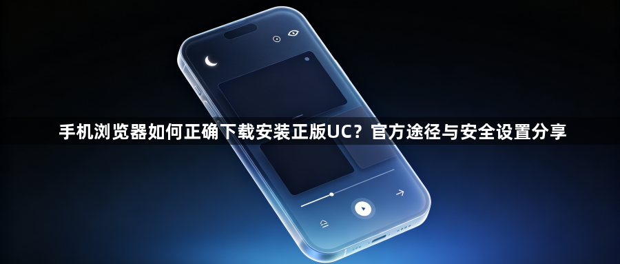 手机浏览器如何正确下载安装正版UC?官方途径与安全设置分享1
