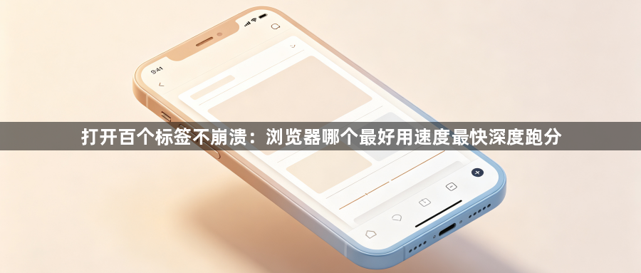 打开百个标签不崩溃：浏览器哪个最好用速度最快深度跑分1