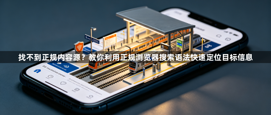 找不到正规内容源?教你利用正规浏览器搜索语法快速定位目标信息1