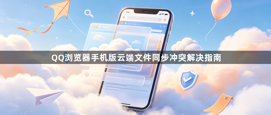 QQ浏览器手机版云端文件同步冲突解决指南1