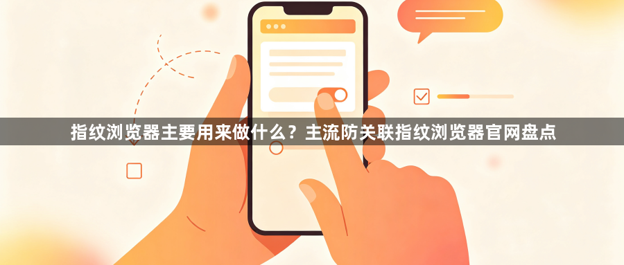 指纹浏览器主要用来做什么？主流防关联指纹浏览器官网盘点1