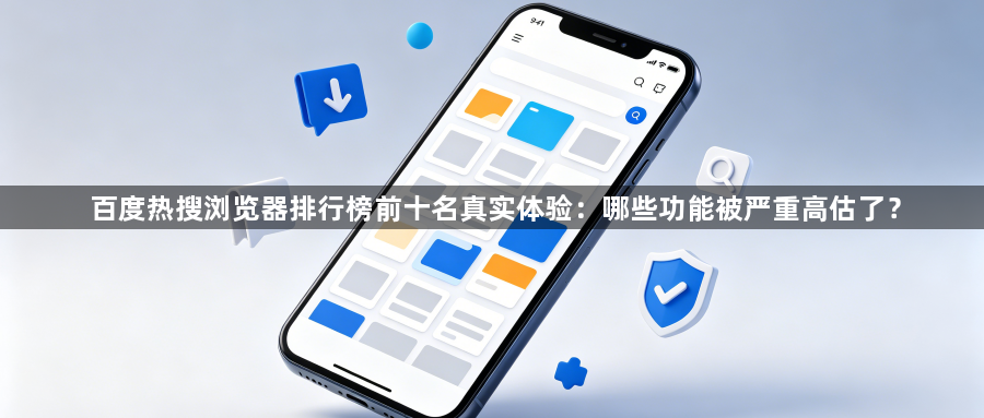 百度热搜浏览器排行榜前十名真实体验：哪些功能被严重高估了？1